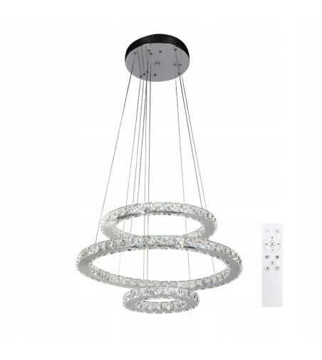 Lampa wisząca LED Wobako Atena III mini - Luksusowy design i efektowne szkło