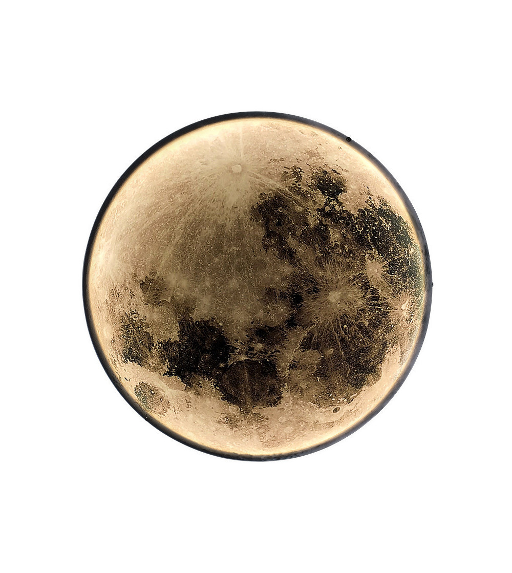 Lampa stylizowana na księżyc - funkcjonalność, wyjątkowy design i kontrola pilotem - Wobako Moon