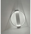 Biała lampa sufitowa Leo I - plafon LED okrąg 42cm | Wobako