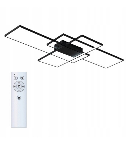 FENIX SLIM III lampa sufitowa plafon prostokąt żyrandol 137cm LED 90W PILOT