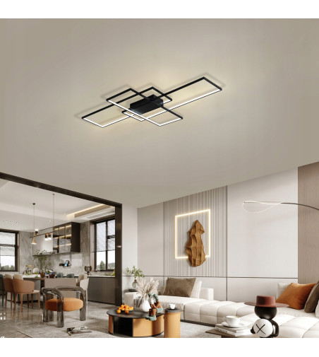 FENIX SLIM III lampa sufitowa plafon prostokąt żyrandol 137cm LED 90W PILOT