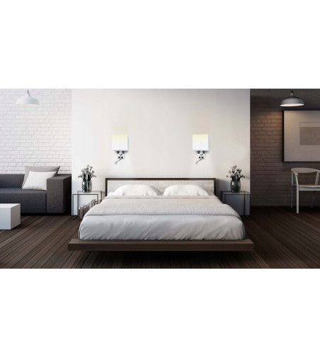 Kinkiet Sara lampa nocna do sypialni LED  elastyczna główka kierowana