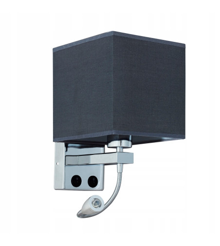 Kinkiet Sara lampa nocna ścienna do sypialni LED  elastyczna główka