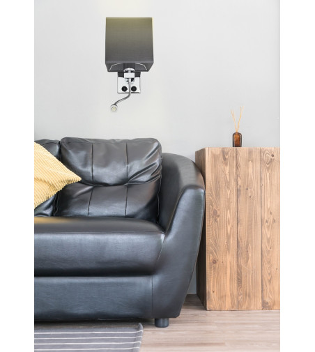 Kinkiet Sara lampa nocna ścienna do sypialni LED  elastyczna główka