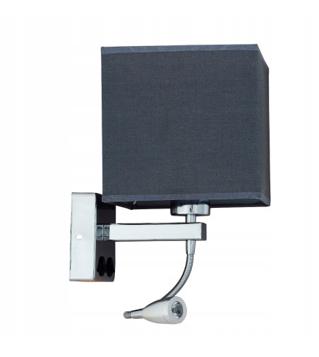 Kinkiet Sara lampa nocna ścienna do sypialni LED  elastyczna główka