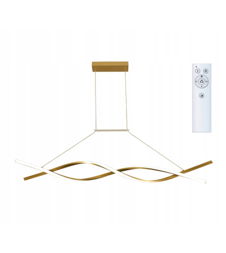 Santiago nowoczesna długa lampa wisząca nad stół 90cm 35W  | LED