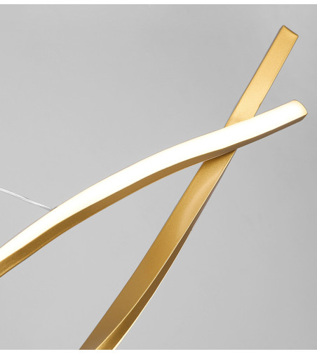 Santiago nowoczesna długa lampa wisząca nad stół 90cm 35W  | LED