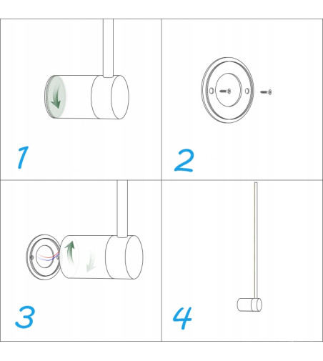Lizbona I energooszczędny, liniowy kinkiet LED 63cm o nowoczesnym designie