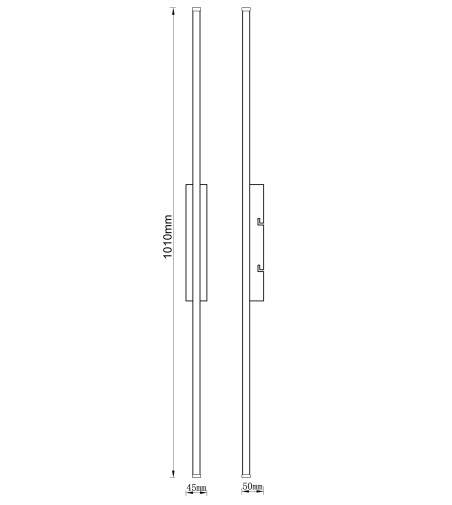 Lampa ścienna sufitowa LED długa nowoczesna liniowa nad stół
