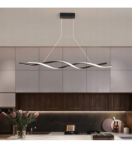 Santiago nowoczesna długa lampa wisząca nad stół 118cm 53W  | LED