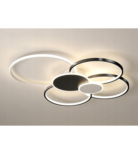 Piękny plafon LED Tokio VI - nowoczesna lampa Smart Home Tuya App