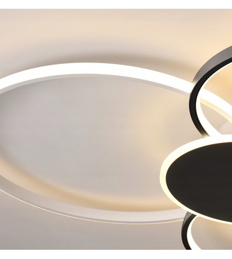 Piękny plafon LED Tokio VI - nowoczesna lampa Smart Home Tuya App