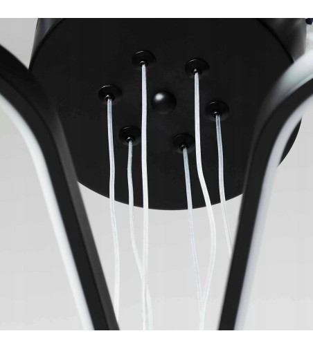 Spin nowoczesna lampa wisząca LED żyrandol LED 60cm