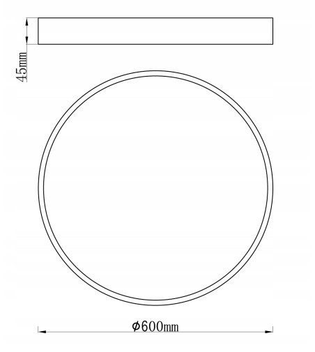 Plafon LED MOON 50cm - Księżyc w Domu, Sterowanie Pilotem, Energooszczędny