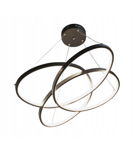 Nowoczesna lampa żyrandol ring okrąg LED 58cm