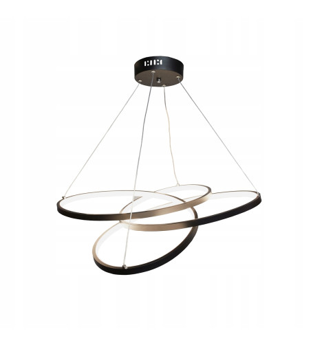 Nowoczesna lampa żyrandol ring okrąg LED 58cm