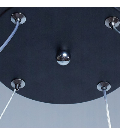 Nowoczesna lampa żyrandol ring okrąg LED 58cm