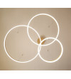 Lampa wisząca 20+40+60cm pilot okręgi ring żyrandol LED Tuya WiFi