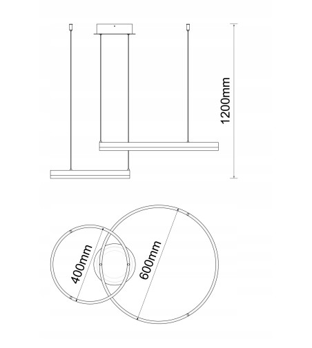 Lampa SILVA EXT II 60 PRO w Kolorze Złota | Luksus i Funkcjonalność