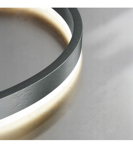 Elegancka Czarna Lampa z Aluminium 4 Ringi | SILVA EX IV 100 PRO