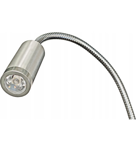 Flex czarna lampka ścienna LED z włącznikiem NOCNA NAD ŁÓZKO