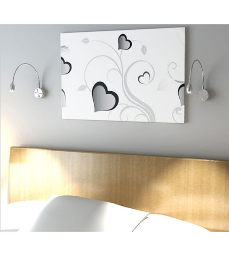 Flex lampka nocna do czytania Wobako Flexi srebrna do sypialni Kinkiet LED 3W