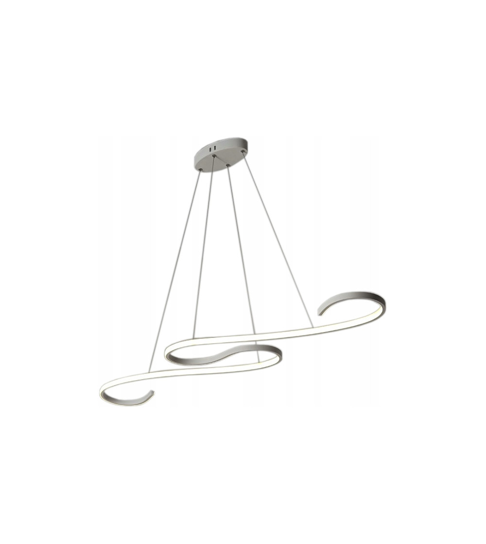 Długa Lampa Twist - Futurystyczna lampa sufitowa LED 106cm