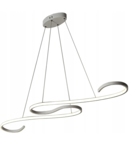 Długa Lampa Twist - Futurystyczna lampa sufitowa LED 106cm