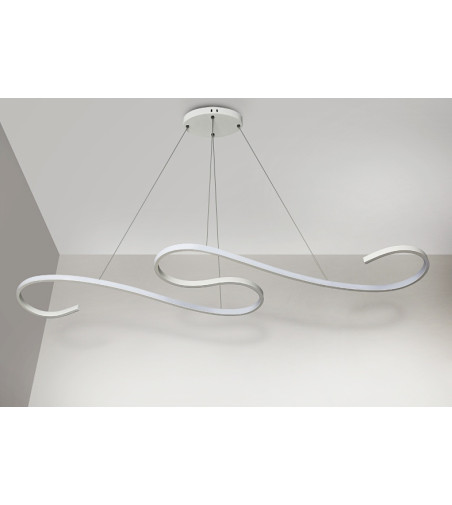 Długa Lampa Twist - Futurystyczna lampa sufitowa LED 106cm