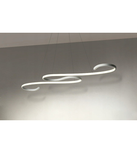 Długa Lampa Twist - Futurystyczna lampa sufitowa LED 106cm