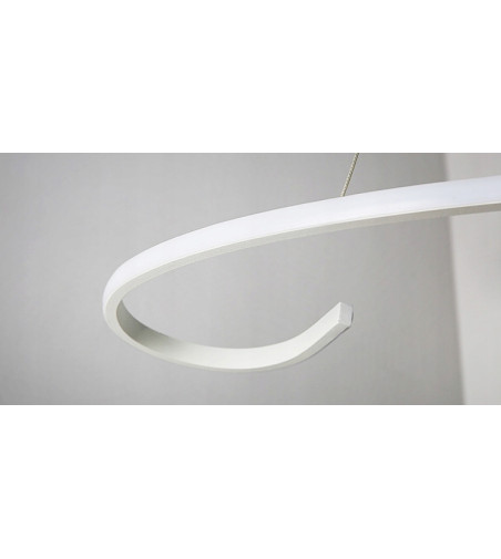 Długa Lampa Twist - Futurystyczna lampa sufitowa LED 106cm