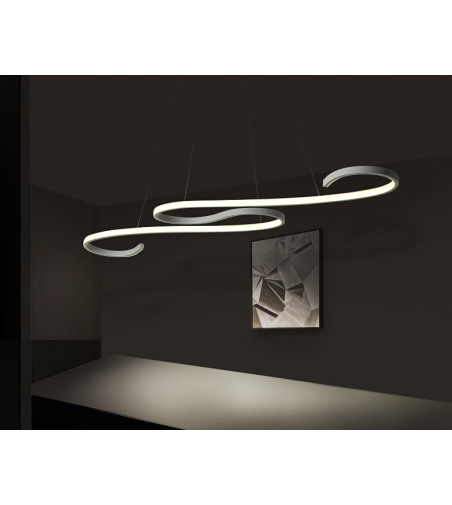 Długa Lampa Twist - Futurystyczna lampa sufitowa LED 106cm