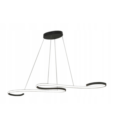 Długa LampaTwist - Futurystyczna lampa sufitowa LED 106cm