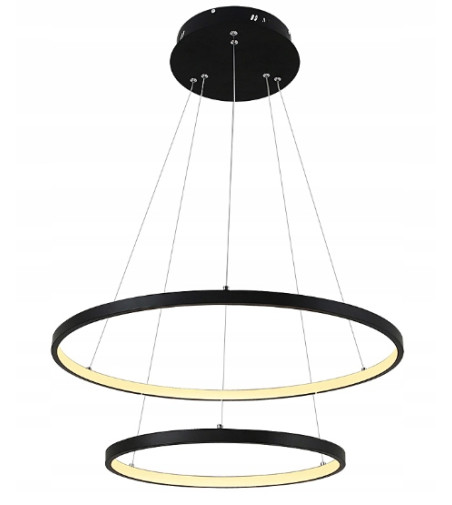 Nowoczesna lampa wisząca LED ring Silva I okrągła 20/40cm | Ring 2x