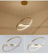 Żyrandol LED Lampa wisząca Silva II okręgi 40/60cm Barwa neutralna