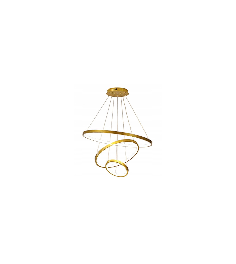 Lampa wisząca modern żyrandol SILVA ring 22/42/61cm okrąg LED 59W
