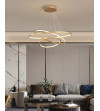 Lampa wisząca modern żyrandol SILVA ring 22/42/61cm okrąg LED 59W