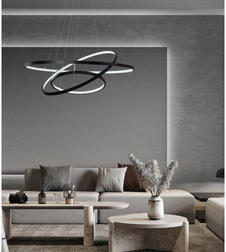 Lampa wisząca LED ring Silva IV okrągła 40/60/80cm | Pilot radiowy