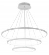 Lampa wisząca żyrandol SILVA ring 60/80/100cm biały modern LED
