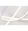 Silva V lampa wisząca żyrandol SILVA ring 60/80/100cm biały modern LED