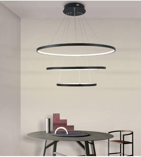Lampa wisząca LED ring Silva IV okrągła 40/60/80cm + Pilot