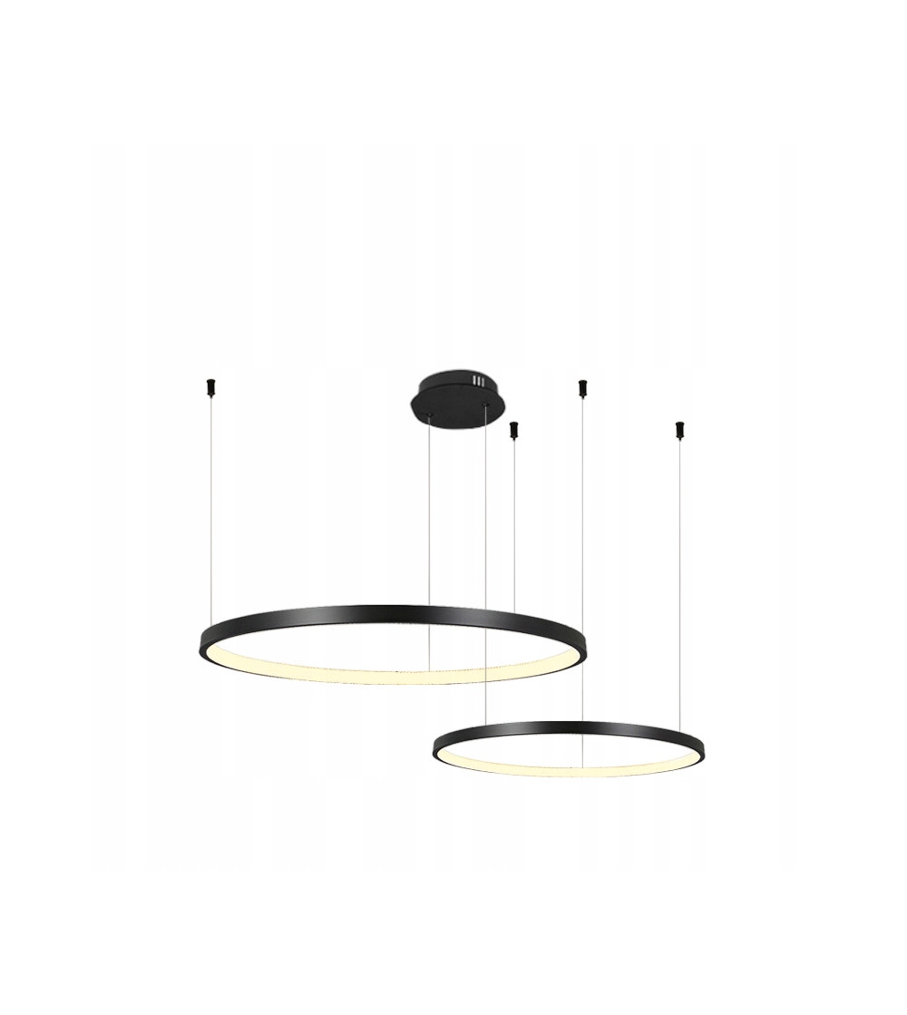 Żyrandol lampa WOBAKO LED okręgi ring 40/60cm nad stół do jadalni salonu