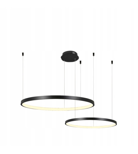 Żyrandol lampa WOBAKO LED okręgi ring 40/60cm nad stół do jadalni salonu
