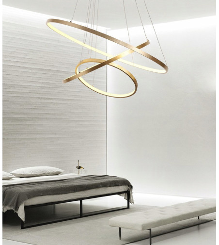 Lampa wisząca LED ring Silva IV okrągła 40/60/80cm + Pilot