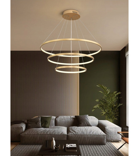Lampa wisząca LED ring Silva IV okrągła 40/60/80cm + Pilot