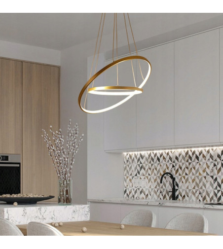 Nowoczesna lampa wisząca LED ring Silva I okrągła 20/40cm