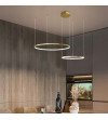 Żyrandol lampa WOBAKO LED okręgi ring 40/60cm nad stół do jadalni salonu