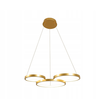 Oslo III - Nowoczesna minimalistyczna lampa wisząca ring 48cm