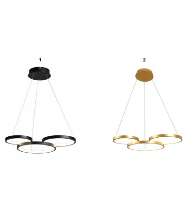 Lampa wisząca OSLO żyrandol LED ring okrąg 46W