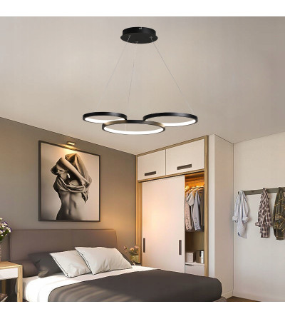 Lampa wisząca OSLO żyrandol LED ring okrąg 46W